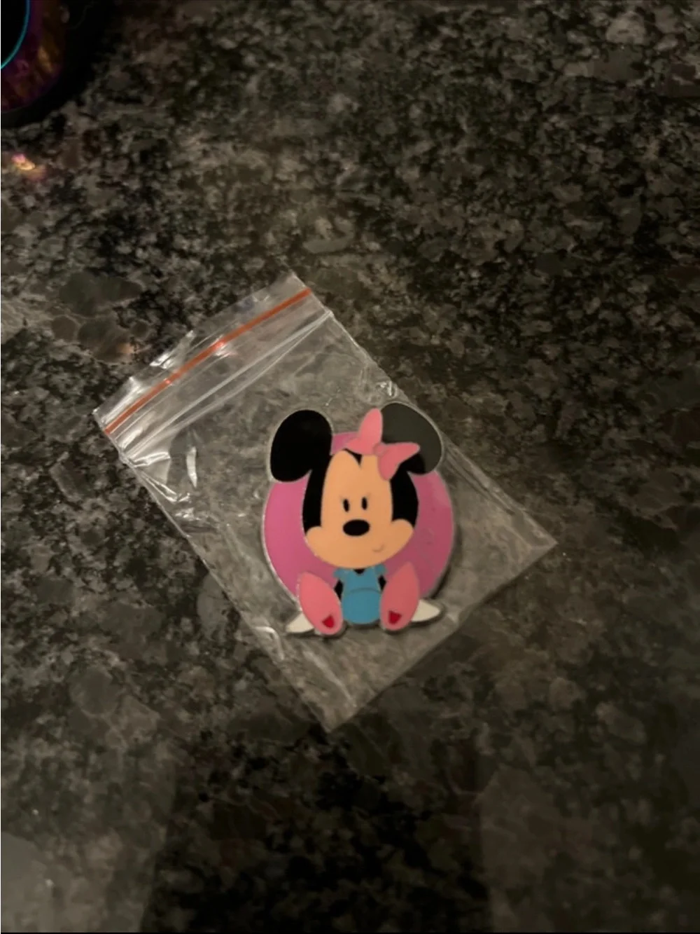 Disney Pink Minnie Mouse Enamel Pin